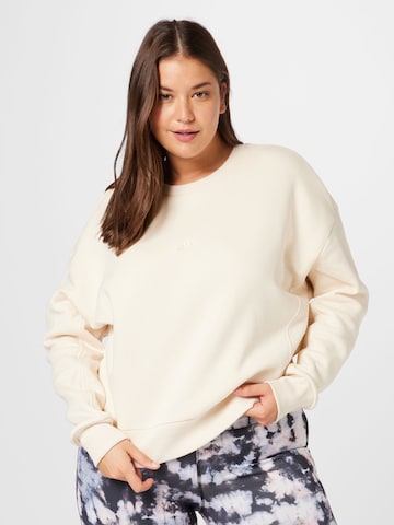 ADIDAS SPORTSWEARSportska sweater majica 'All Szn Fleece ' - bež boja: prednji dio