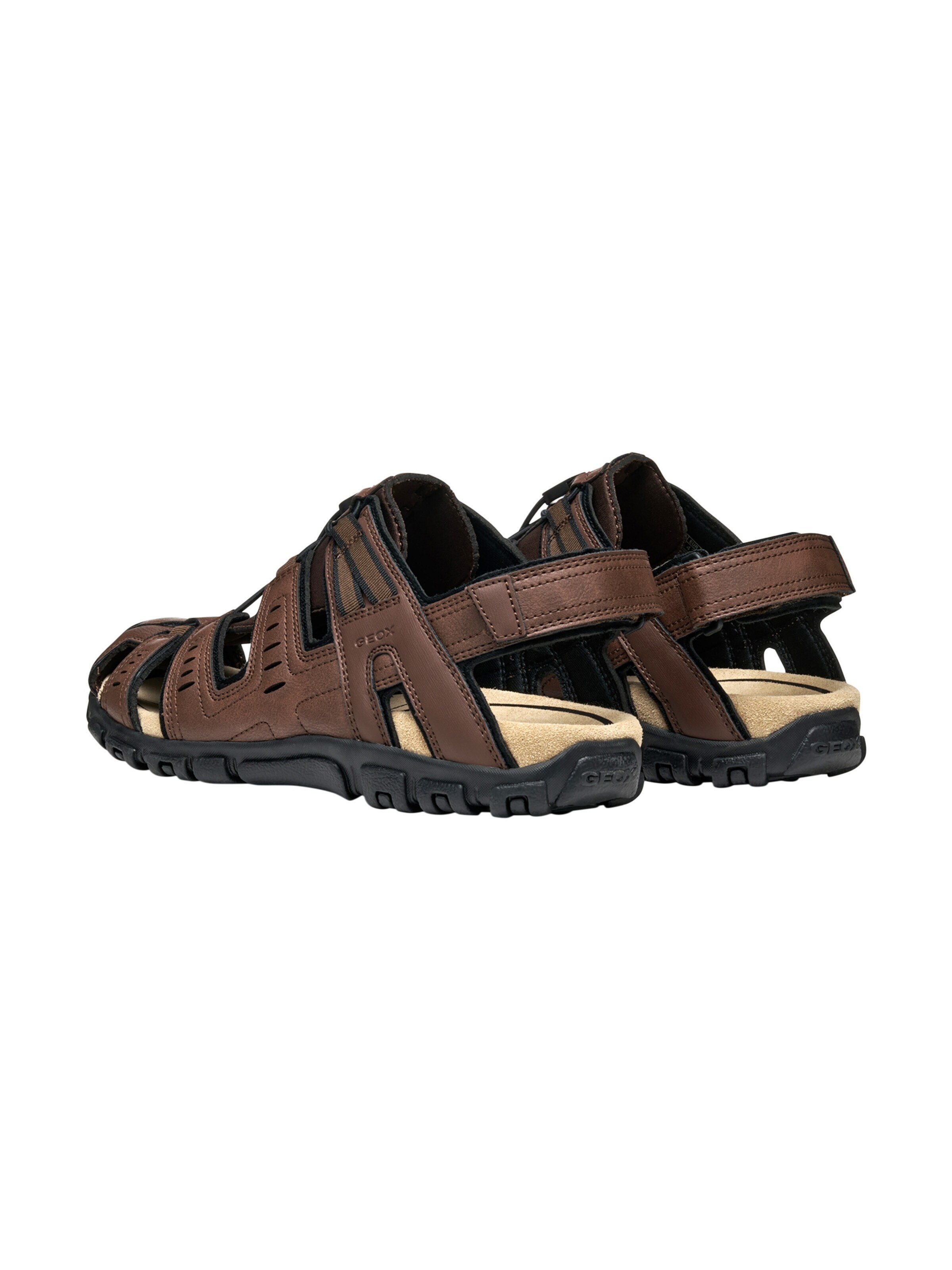 GEOX Sandale 'Strada-Ledersandalen'‌ in Braun
