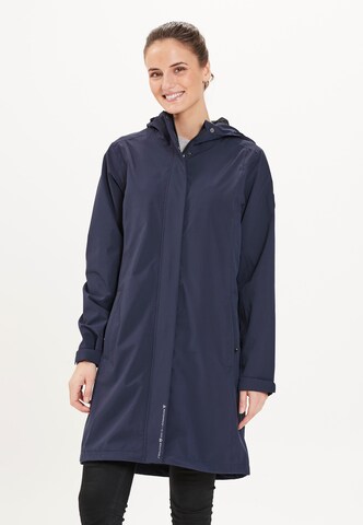 Weather Report Outdoor Coat 'CANDIS W Long W-PRO 15000' in Blue: front