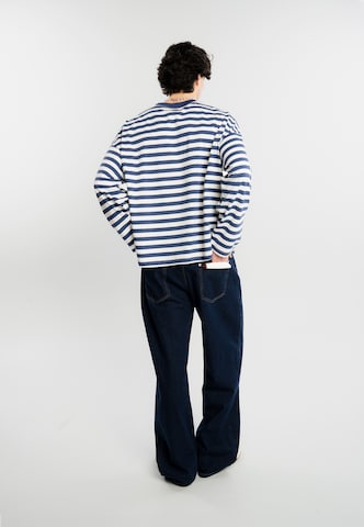 Maglietta di Another Cotton Lab in blu: dietro