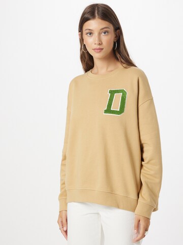 DerbeSweater majica - smeđa boja: prednji dio