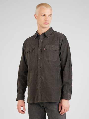 LEVI'S ® Comfort fit Button Up Shirt 'Jackson Worker' in Brown: front