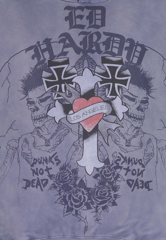 Ed Hardy Sweatshirt in Blau