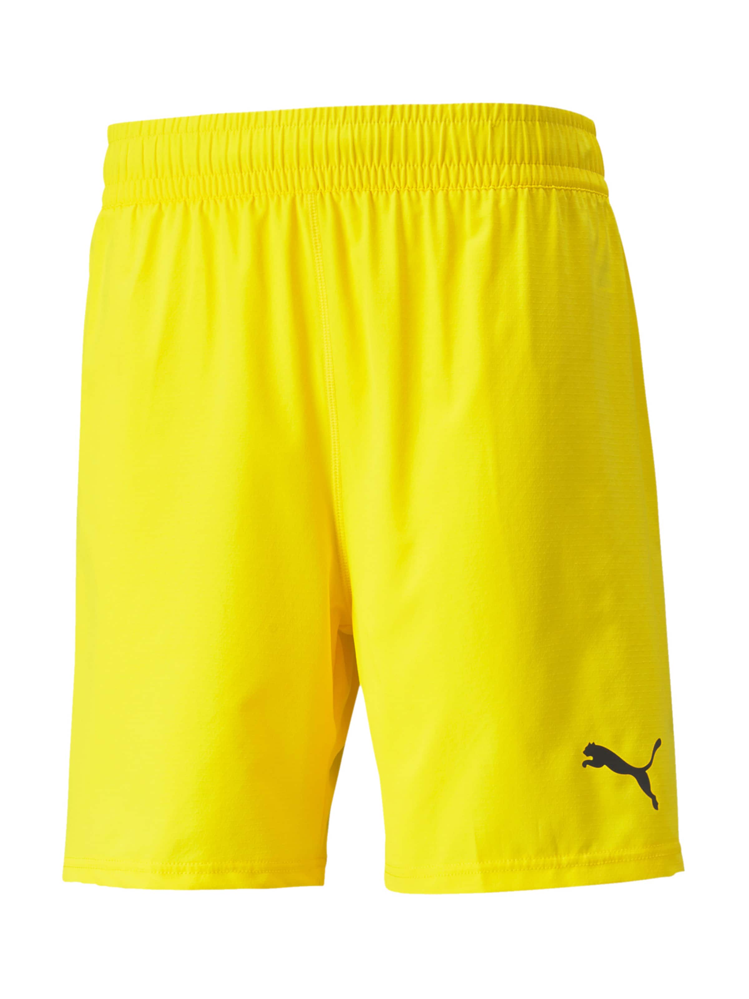 PUMA Sportshorts in Gelb: Vorderseite