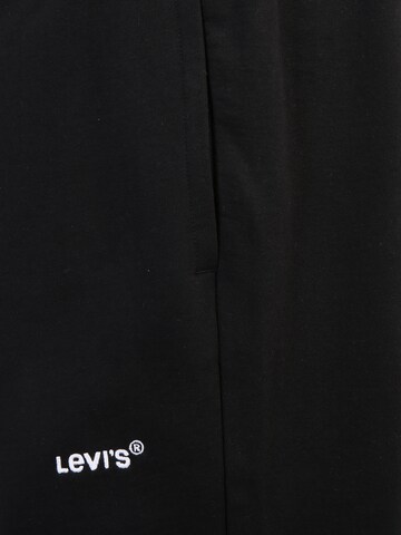 Levi's® Big & Tall Zúžený Kalhoty 'Big Red Tab Sweatpant' – černá