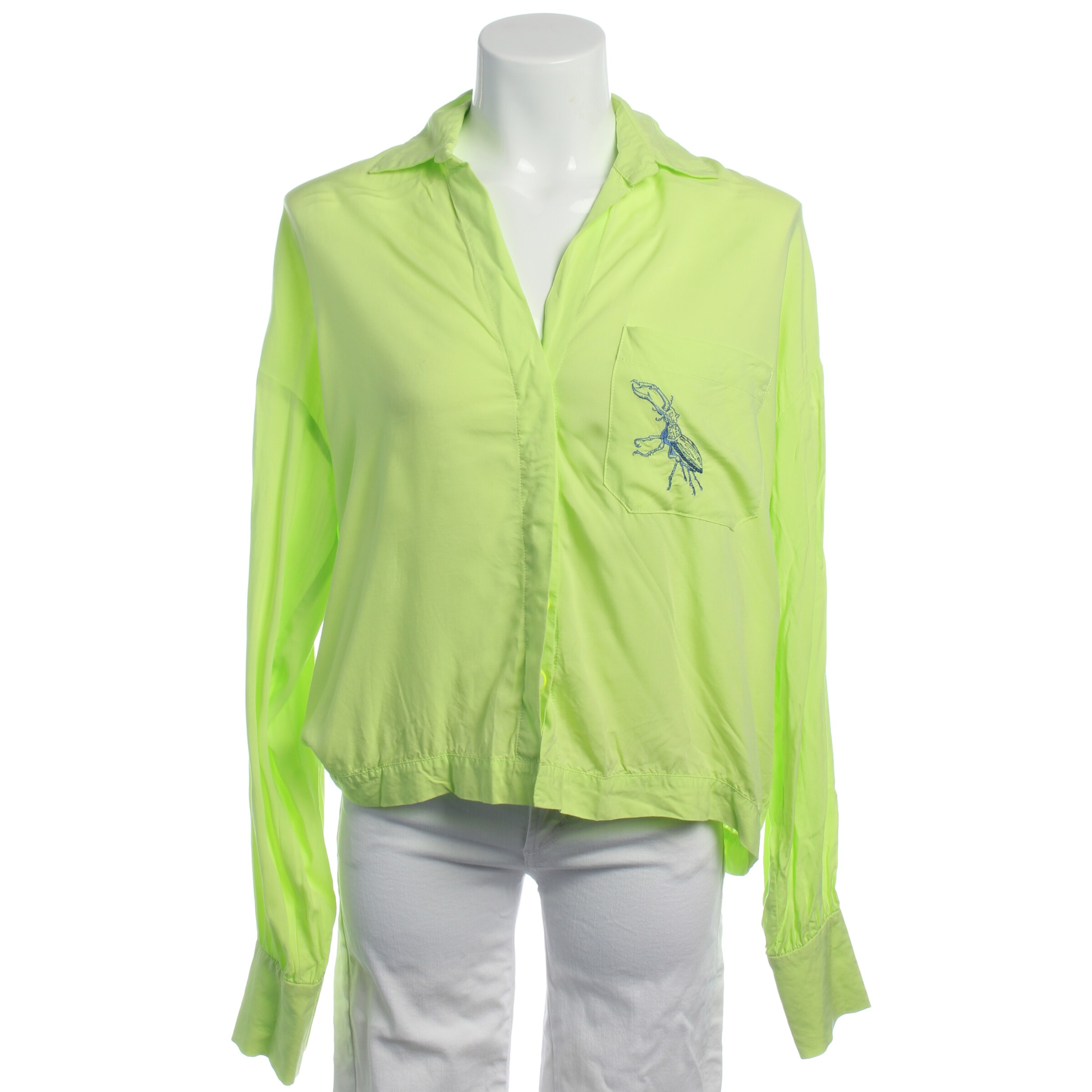 Antonia Zander Bluse / Tunika XS in Grün: Vorderseite