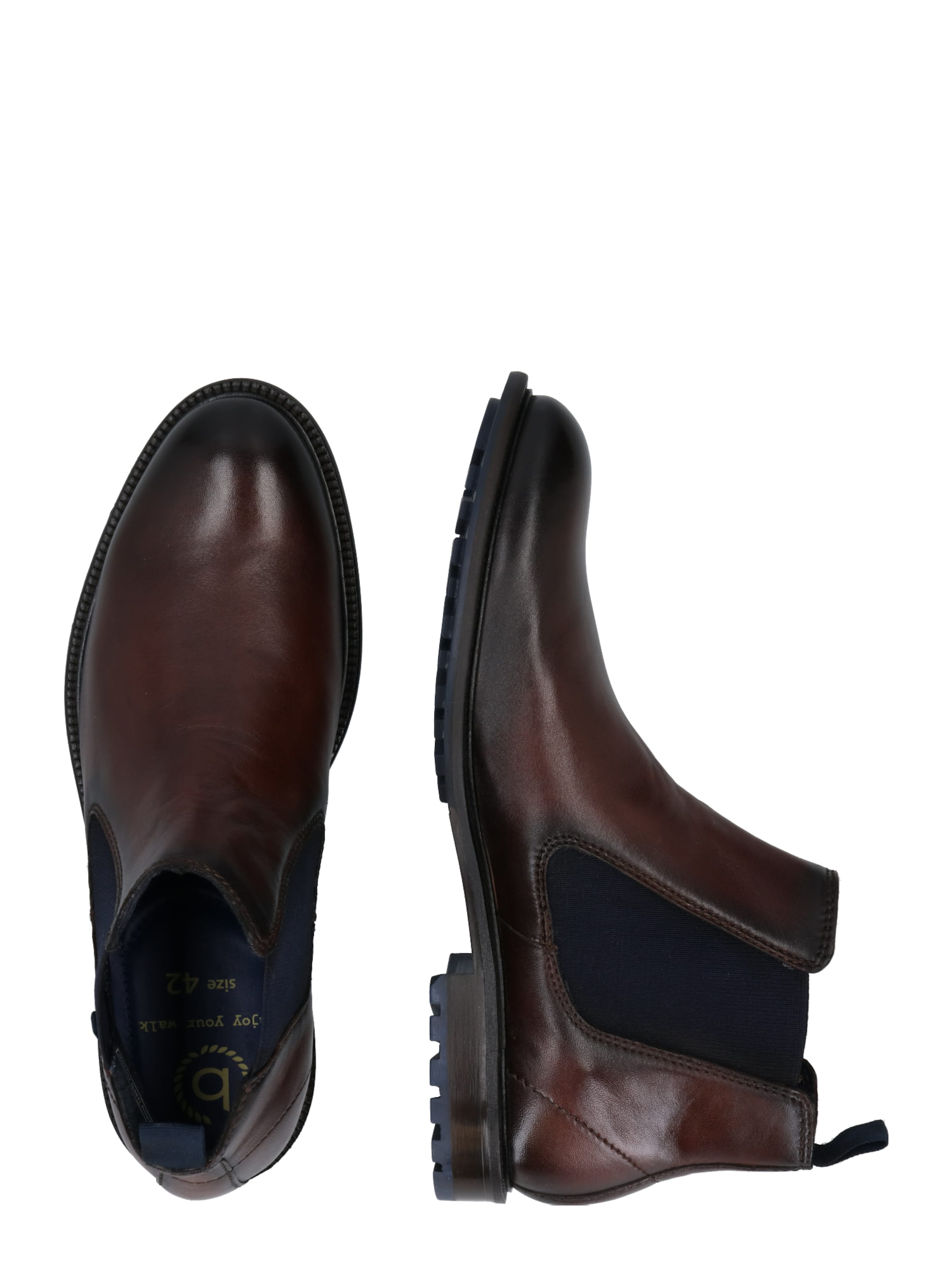 bugatti Chelsea Boots 'Bonifacio' in Brown
