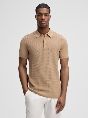 STRELLSON Shirt 'Adrian' in Beige: voorkant