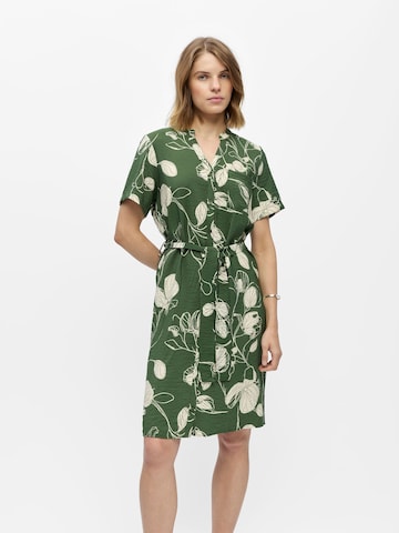 Robe-chemise 'OBJJacira' OBJECT en vert : devant