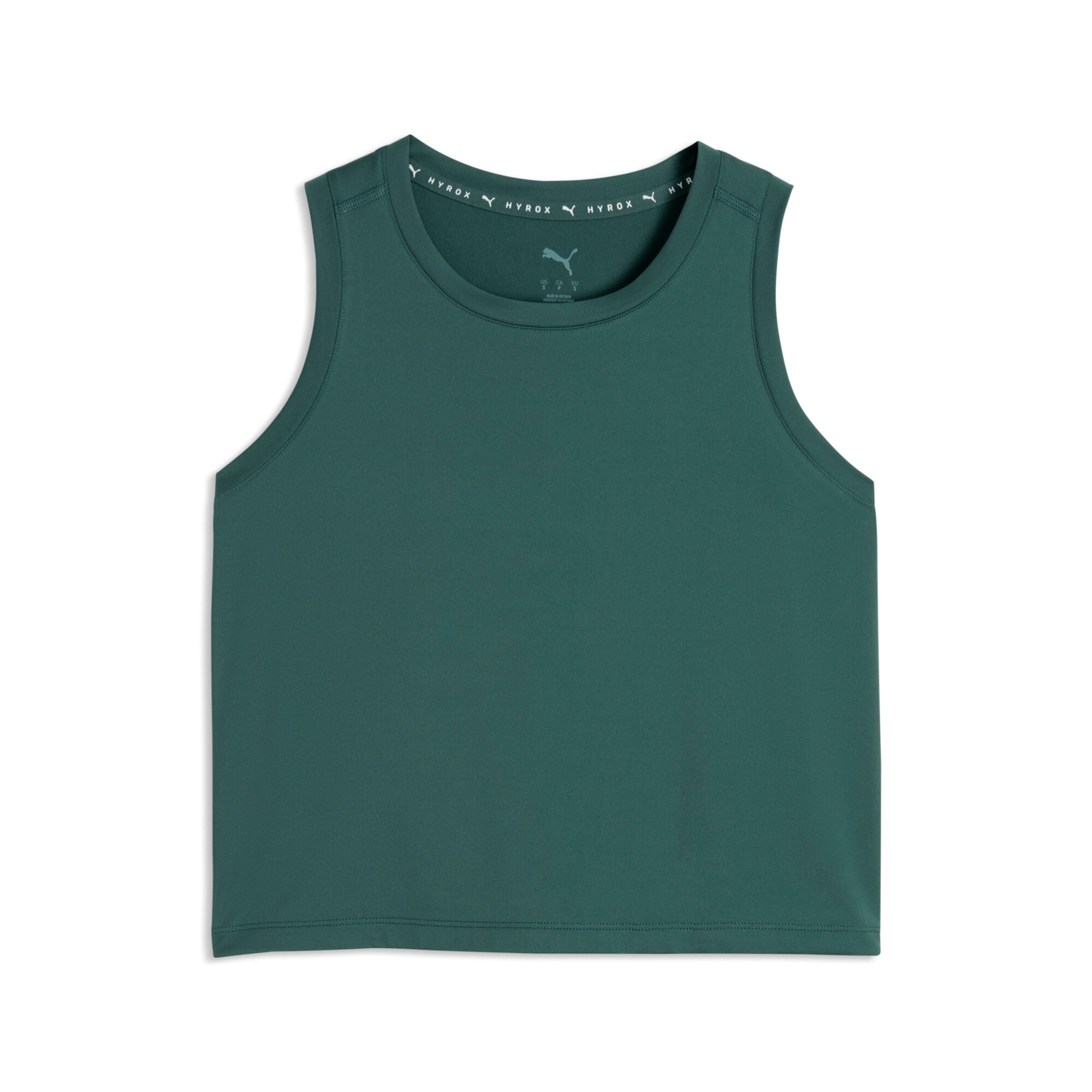 PUMA Sporttop in Grün: Vorderseite