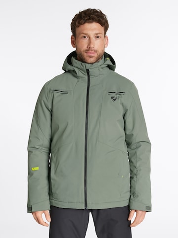 ZIENER Athletic Jacket 'TAFAR' in Green: front