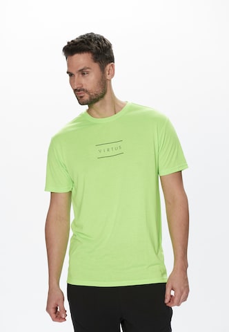 Virtus Shirt 'HODDIE M S-S' in Groen: voorkant