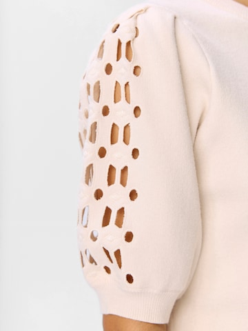 OBJECT Sweater 'OBJYUKI' in Beige