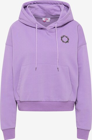 Sweat-shirt MYMO en violet : devant