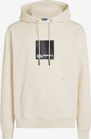 KARL LAGERFELD JEANSSweater majica - bijela boja: prednji dio