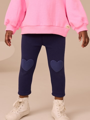 Next Skinny Leggings in Blue: front