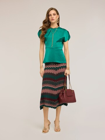 Chemisier MOTIVI en vert