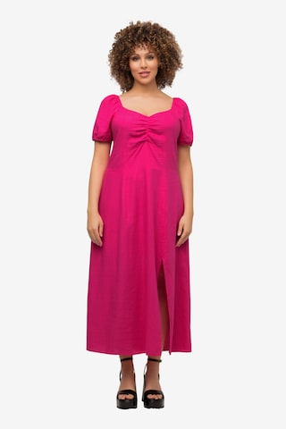 Robe Ulla Popken en rose : devant