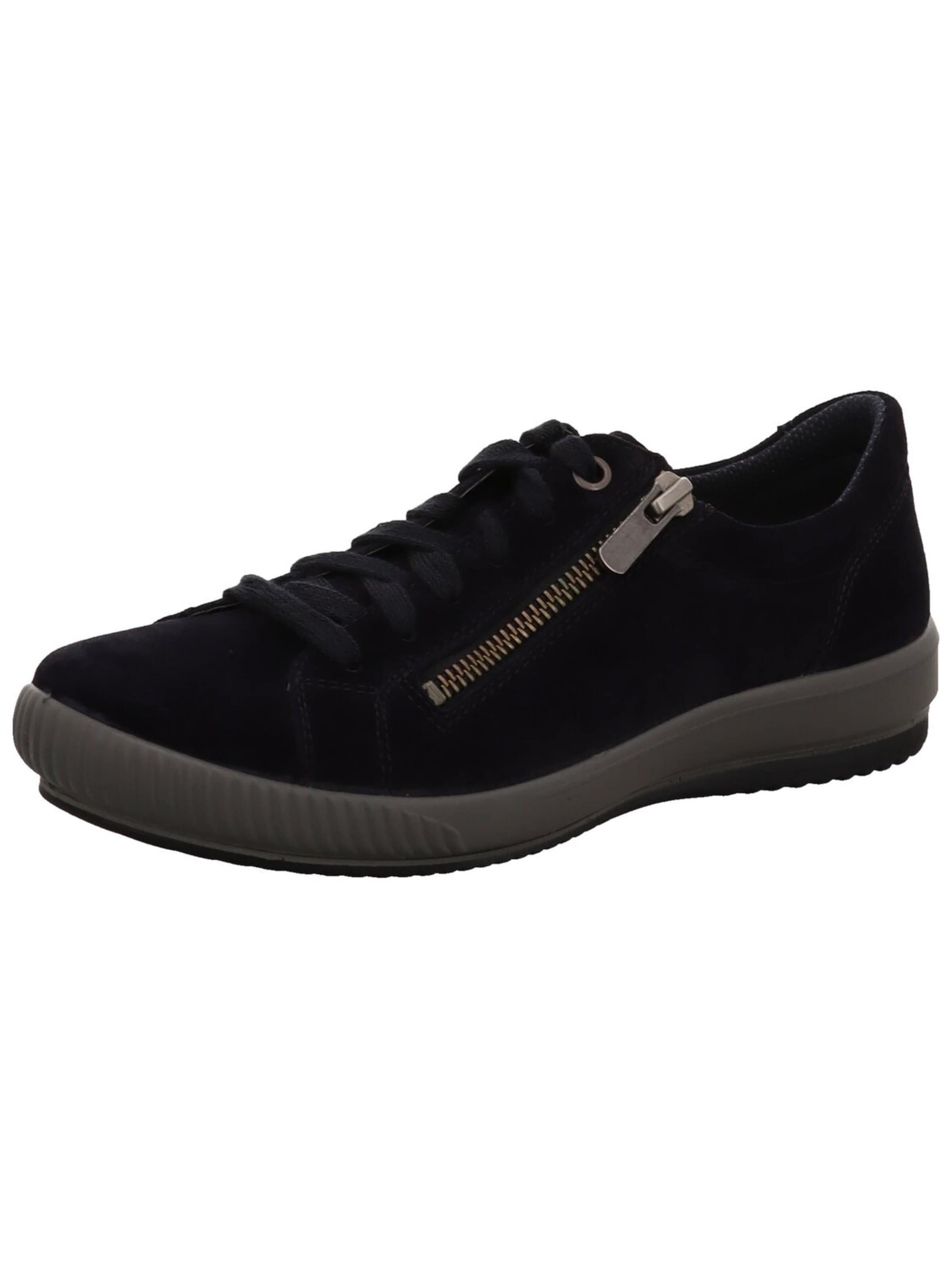 Legero - Zapatillas deportivas bajas 'Schnürschuh Damen 2-001162-8000 oceano Echtleder in blau' en negro: frente