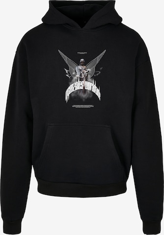 MJ Gonzales Sweatshirt 'Higher Than Heaven' in Black: front