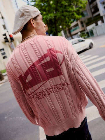 Bershka Pulóver - rózsaszín: elől