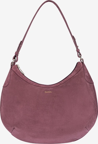 Sac bandoulière 'LIBERTY SCHULTERTASCHE NUBUK MEDIUM' Roeckl en rouge : devant