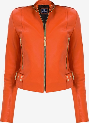 Jimmy Sanders Prehodna jakna | oranžna barva: sprednja stran