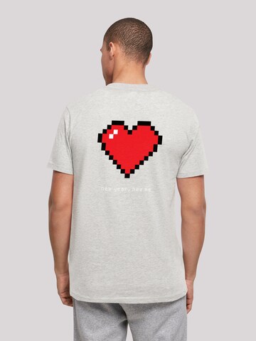 F4NT4STIC Shirt 'HAPPYPEOPLEONLY ' in Grey