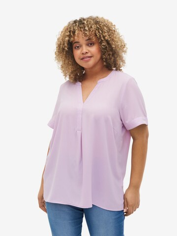 Zizzi Blouse 'Anni' in Purple: front