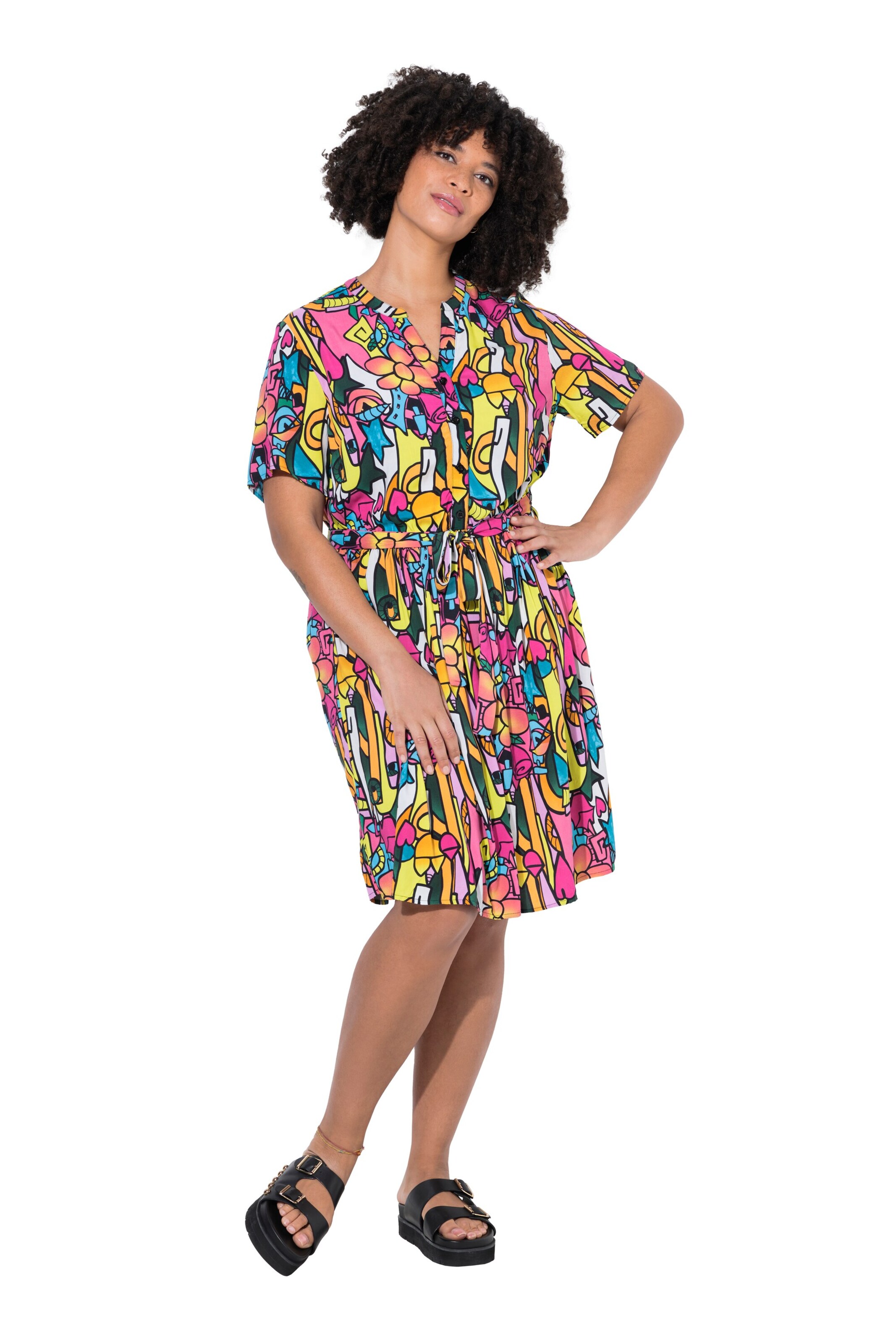 Angel of Style Dress in Mixed colours: front