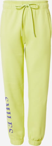 Tapered Pantaloni 'Jarno' di Smiles in verde: frontale