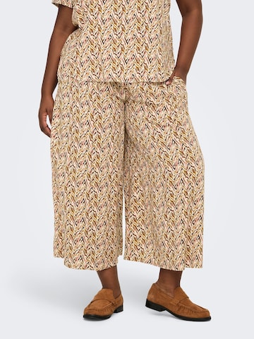 ONLY Carmakoma regular Bukser 'Nova' i brun