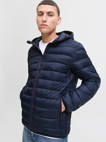 JACK & JONES Winterjas 'JJEBRADLEY' in Blauw