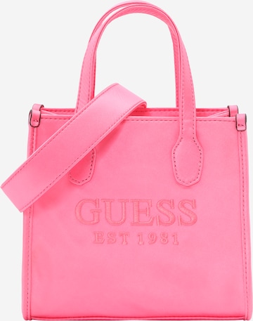 GUESS Handtas 'Silvana' in Roze: voorkant