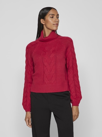 VILA Sweater 'Oa' in Pink: front