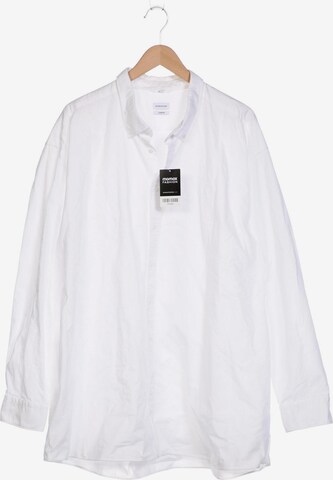 SEIDENSTICKER Button Up Shirt in 5XL in White: front