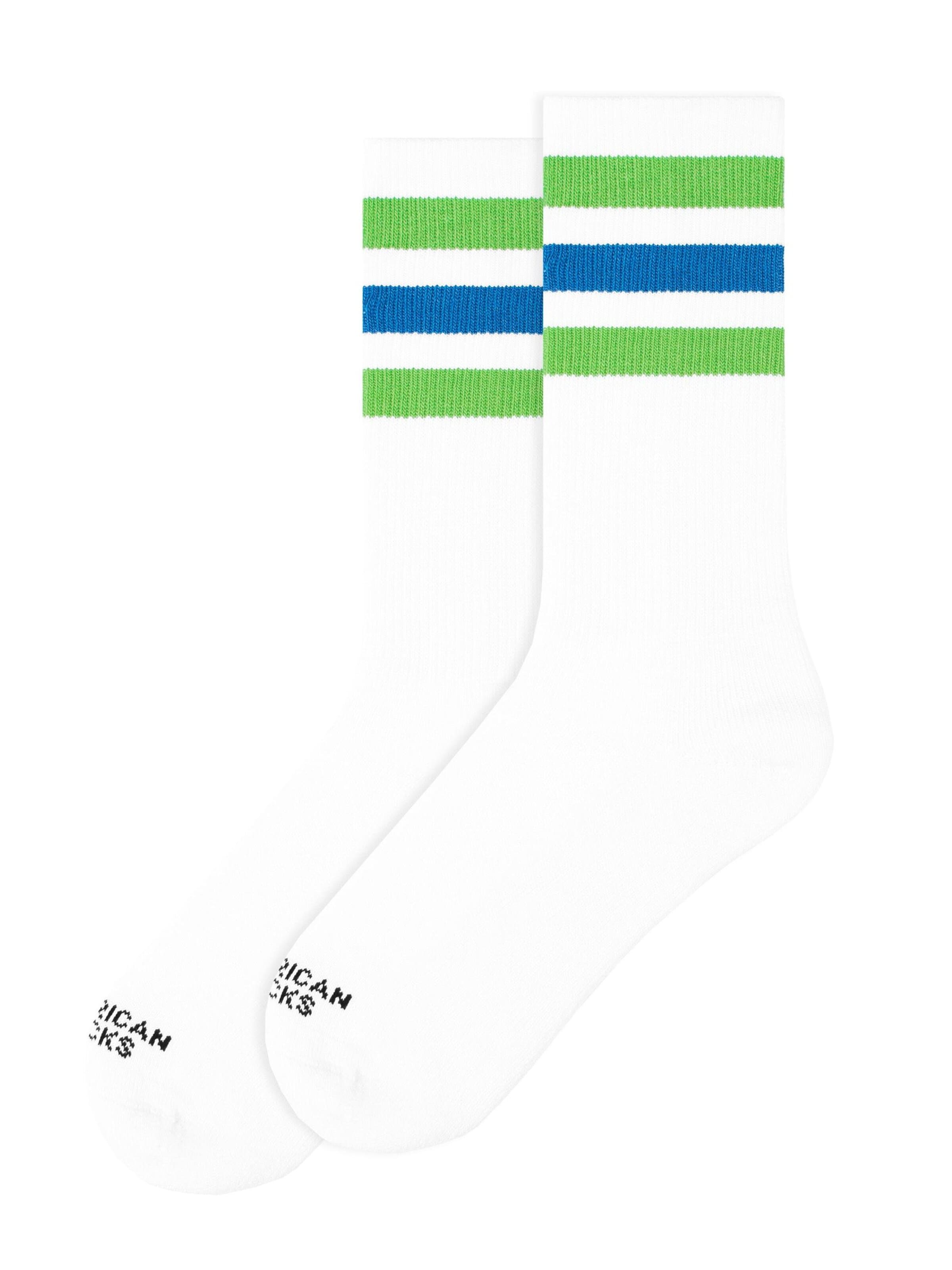 Calzino 'Convenience Mart - Mid High' di American Socks in bianco: frontale