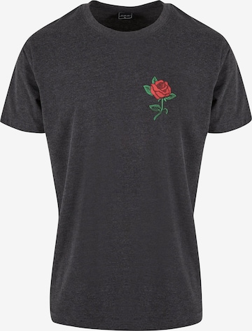 Mister Tee Shirt 'Rose' in Grijs: voorkant