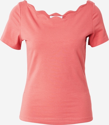 T-shirt 'Charlotta' ABOUT YOU en rouge : devant