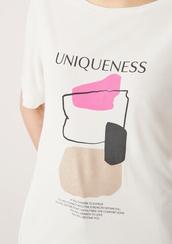 s.Oliver BLACK LABEL T-Shirt in Beige