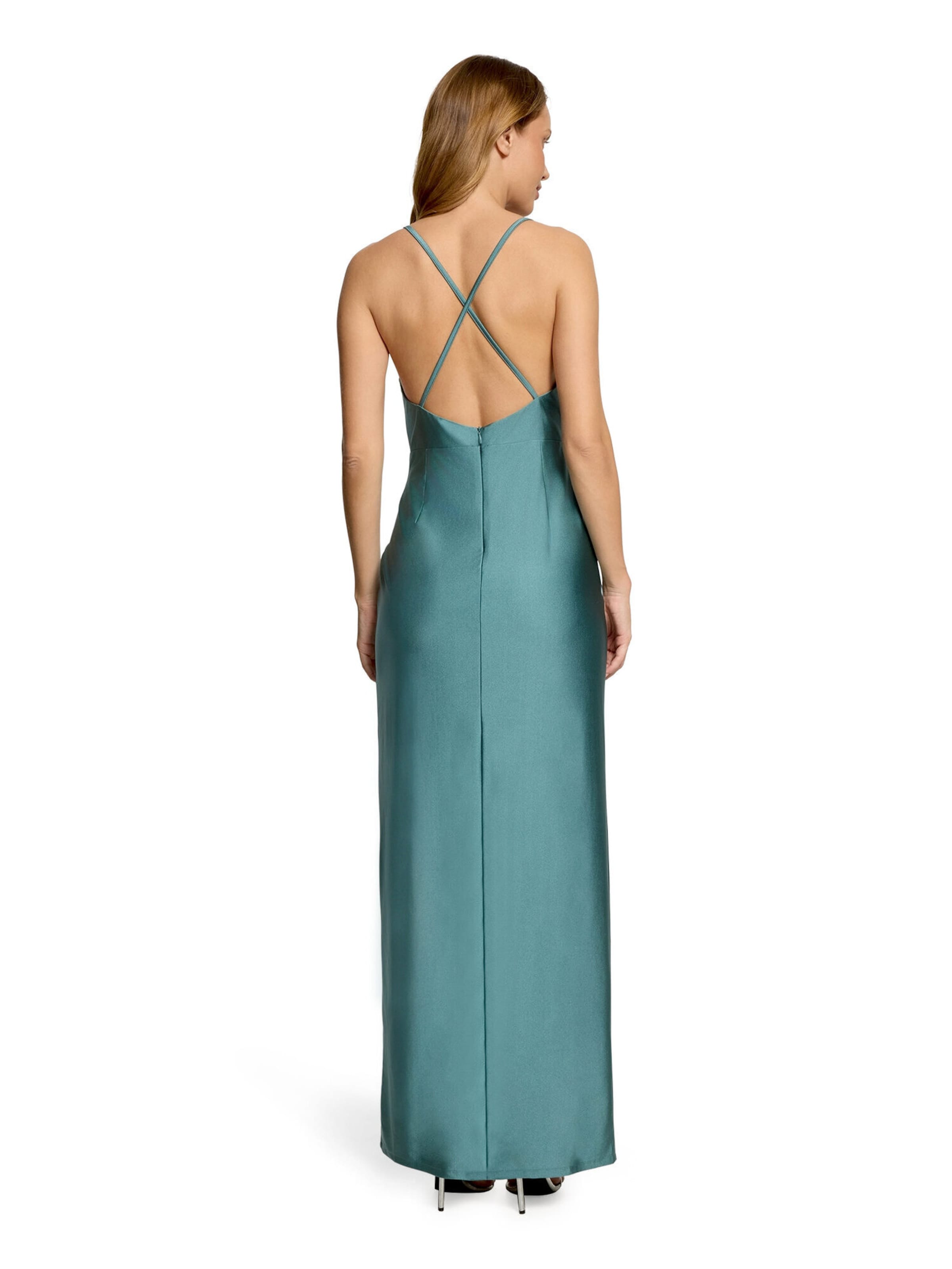 Vera Mont Abendkleid figurbetont in Blau