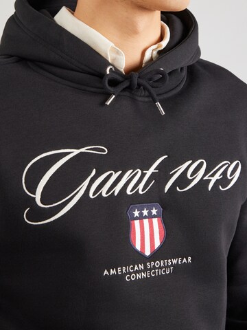 GANT Sweatshirt i svart