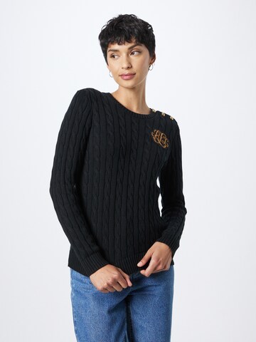 Lauren Ralph Lauren Пуловер 'Montiva' в черно: отпред
