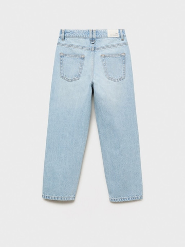 MANGO KIDS Широка кройка Дънки 'DAD' в синьо