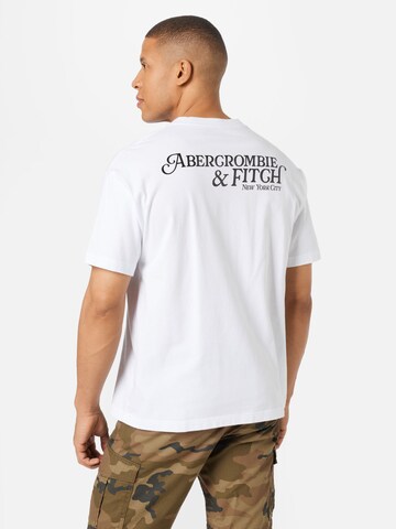 Abercrombie & Fitch Тениска в бяло