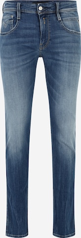 REPLAY Slimfit Jeans in Blauw: voorkant