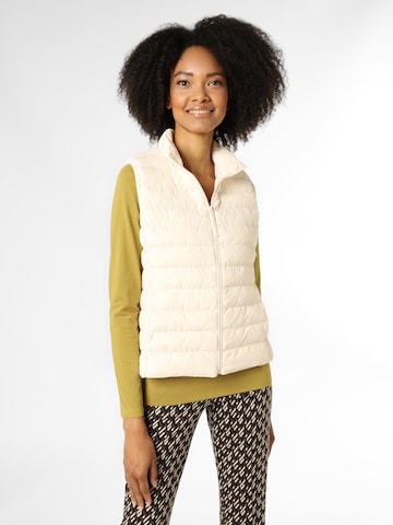 Brookshire Vest in Beige: front