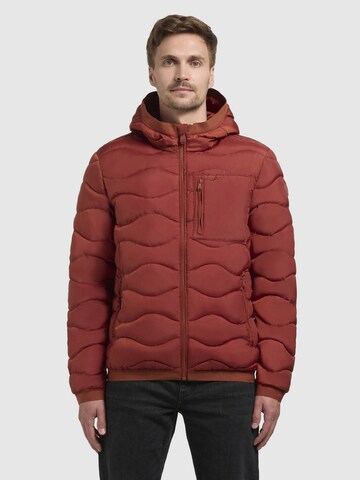 khujo Between-season jacket 'OMER' in Brown: front
