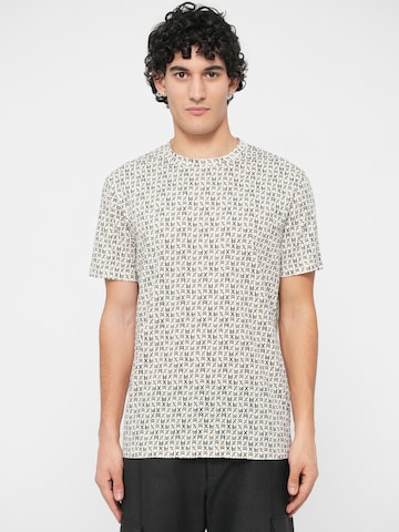 ARMANI EXCHANGE Póló - bézs: elől