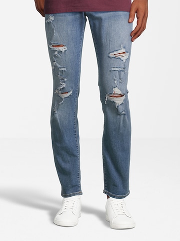 Slimfit Jeans di AÉROPOSTALE in blu: frontale